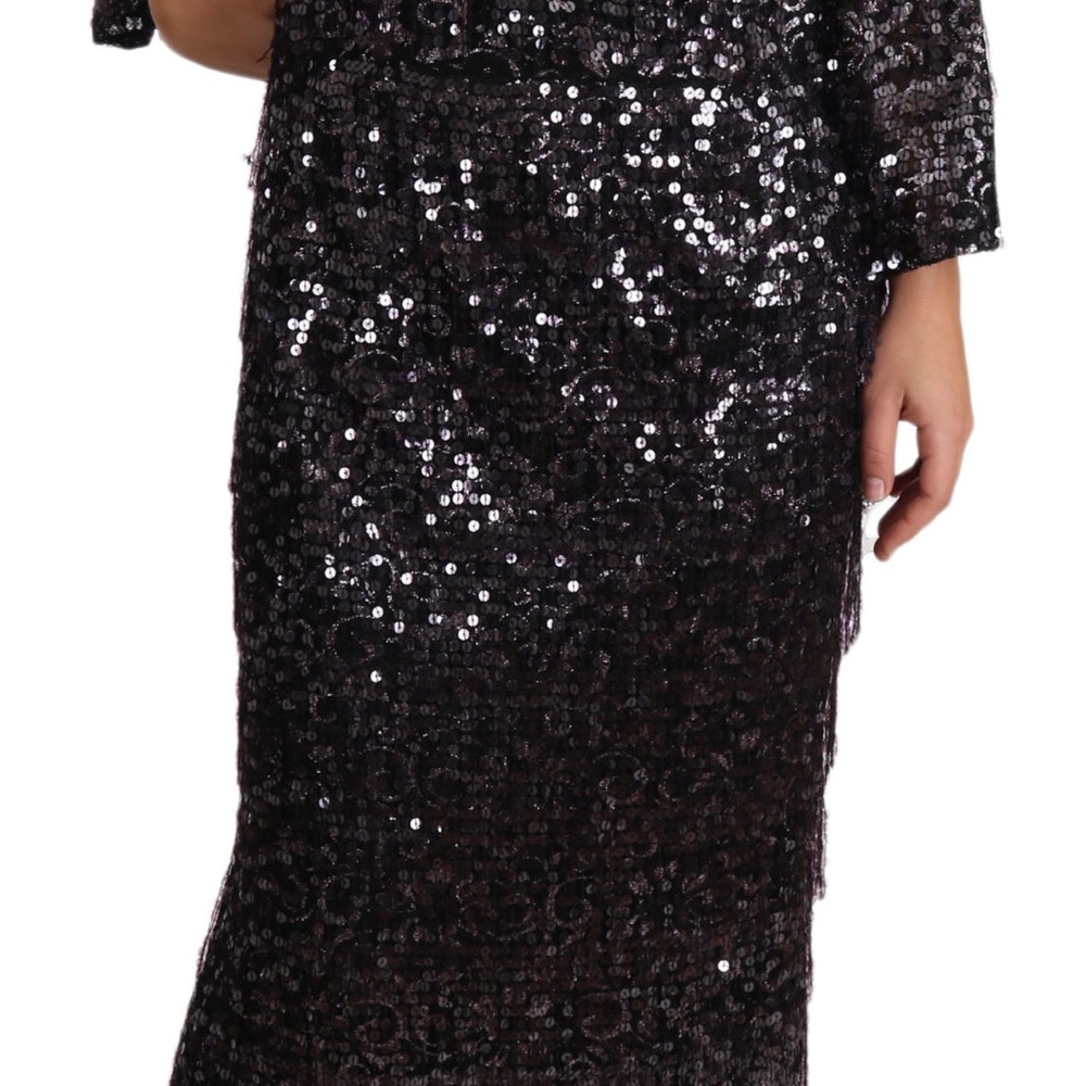 Sequin Black Dress